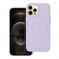 Kryt Roar Leather Mag na Apple iPhone 12 Pro Max Elegantní  MagSAFE  Fialový (Purple)