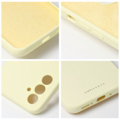 Kryt Roar Cloud-Skin na Samsung Galaxy S23 5G Světle žlutý