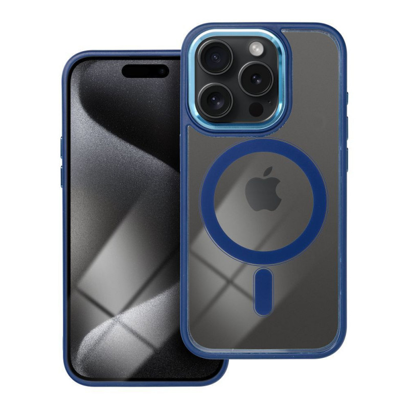 Kryt Color Edge Mag na Apple iPhone 15 Pro MagSAFE  Námořnická modrá