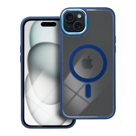Kryt Color Edge Mag na Apple iPhone 15 Plus MagSAFE  Námořnická modrá