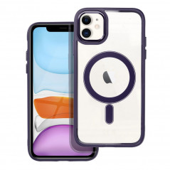 Kryt Color Edge Mag na Apple iPhone 11 MagSAFE  Hluboká fialová