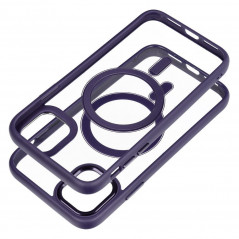 Kryt Color Edge Mag na Apple iPhone 11 MagSAFE  Hluboká fialová