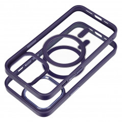 Kryt Color Edge Mag na Apple iPhone 13 Pro MagSAFE  Hluboká fialová