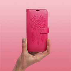 Peněženkové pouzdro MEZZO Book na XIAOMI Redmi Note 12 5G Lapač snů  Purpurový