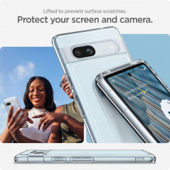 Kryt Spigen Ultra Hybrid na Google Pixel 7a Křišťálově čistý  Průhledný