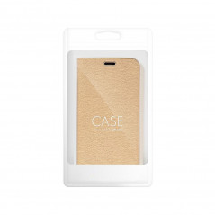 Peněženkové pouzdro LUNA Book Gold na Apple iPhone 15 Plus Elegantní  Zlatý