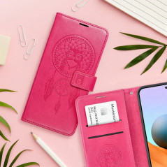 Peněženkové pouzdro MEZZO Book na Apple iPhone 15 Pro Max Lapač snů  Purpurový