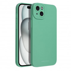 Kryt Roar Luna na Apple iPhone 15 Plus Jednobarevný, Stylový, Estetický doplněk  Zelený
