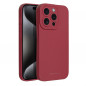 Kryt Roar Luna na Apple iPhone 15 Pro Jednobarevný, Stylový, Estetický doplněk  Červený