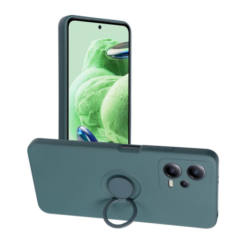 Kryt Silicone ring na XIAOMI Redmi Note 12 5G Zelený