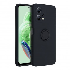 Kryt Silicone ring na XIAOMI Redmi Note 12 5G Černý