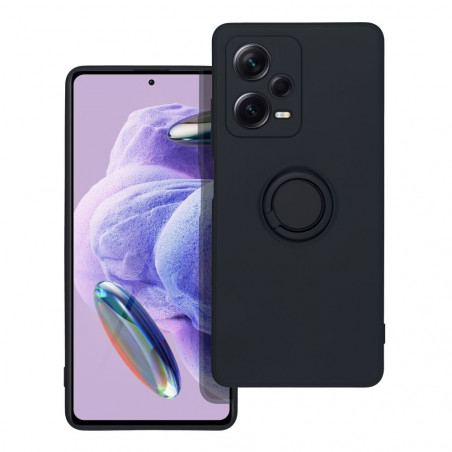 Kryt Silicone ring na XIAOMI Redmi Note 12 Pro Plus 5G Černý