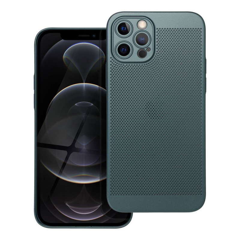 Kryt Breezy na Apple iPhone 12 Pro Zelený
