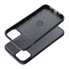 Kryt CARBON PREMIUM na Apple iPhone 15 Elegantní  Černý