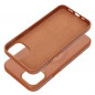 Kryt Roar Leather Mag na Apple iPhone 14 Elegantní  MagSAFE  Hnědý
