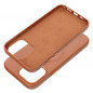 Kryt Roar Leather Mag na Apple iPhone 14 Pro Max Elegantní  MagSAFE  Hnědý