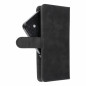 Univerzální pouzdro, Peněženkové pouzdro COMMON book na Samsung Galaxy A54 Elegantní, Měkká podšívka uvnitř  Černý