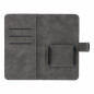 Univerzální pouzdro, Peněženkové pouzdro COMMON book na Samsung Galaxy A54 Elegantní, Měkká podšívka uvnitř  Černý