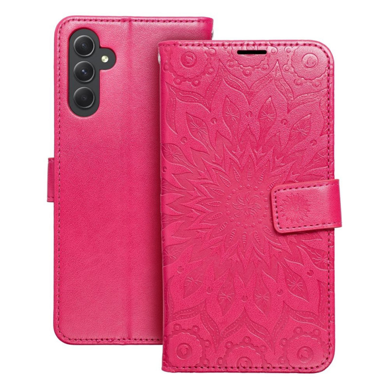 Peněženkové pouzdro MEZZO Book na Samsung Galaxy A54 Mandala  Purpurový