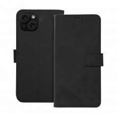 Peněženkové pouzdro TENDER Book na Apple iPhone 15 Plus Černý