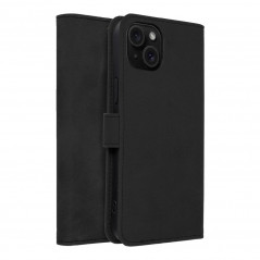 Peněženkové pouzdro TENDER Book na Apple iPhone 15 Plus Černý