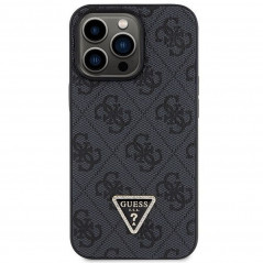 Kryt Guess Metal Logo Starss Crossbody na Apple iPhone 13 Pro Elegantní  Černý