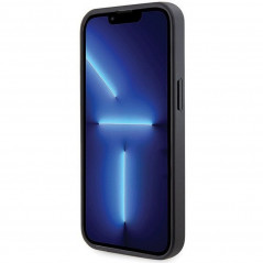 Kryt Guess Metal Logo Starss Crossbody na Apple iPhone 13 Pro Elegantní  Černý