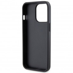 Kryt Guess Metal Logo Starss Crossbody na Apple iPhone 13 Pro Elegantní  Černý