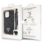 Kryt Guess Metal Logo Starss Crossbody na Apple iPhone 13 Pro Elegantní  Černý