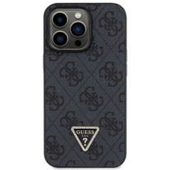 Kryt Guess Metal Logo Starss Crossbody na Apple iPhone 13 Pro Max Elegantní  Černý
