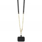 Kryt Guess Metal Logo Starss Crossbody na Apple iPhone 13 Pro Max Elegantní  Černý
