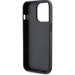 Kryt Guess Metal Logo Starss Crossbody na Apple iPhone 13 Pro Max Elegantní  Černý