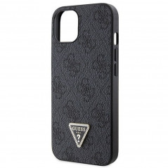 Kryt Guess Metal Logo Starss Crossbody na Apple iPhone 14 Elegantní  Černý