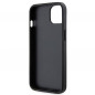 Kryt Guess Metal Logo Starss Crossbody na Apple iPhone 14 Elegantní  Černý