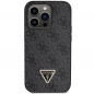Kryt Guess Metal Logo Starss Crossbody na Apple iPhone 14 Pro Max Elegantní  Černý