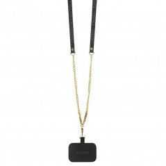 Kryt Guess Metal Logo Starss Crossbody na Apple iPhone 14 Pro Max Elegantní  Černý