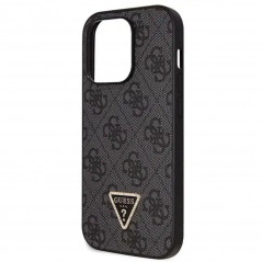 Kryt Guess Metal Logo Starss Crossbody na Apple iPhone 14 Pro Max Elegantní  Černý