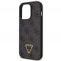 Kryt Guess Metal Logo Starss Crossbody na Apple iPhone 14 Pro Max Elegantní  Černý