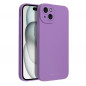 Kryt Roar Luna na Apple iPhone 15 Plus Jednobarevný, Stylový, Estetický doplněk  Fialový (Violet)