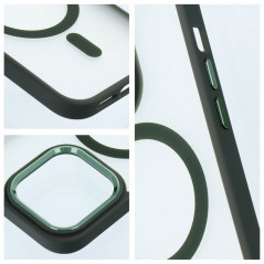 Kryt Matte Mag Cove na Apple iPhone 14 MagSAFE  Zelený