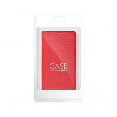Peněženkové pouzdro LUNA Book Gold na XIAOMI Redmi Note 12s Elegantní  Červený