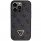 Kryt Guess Metal Logo Starss Crossbody na Apple iPhone 14 Pro Elegantní  Černý
