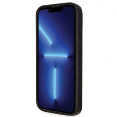 Kryt Guess Metal Logo Starss Crossbody na Apple iPhone 14 Pro Elegantní  Černý