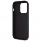 Kryt Guess Metal Logo Starss Crossbody na Apple iPhone 14 Pro Elegantní  Černý