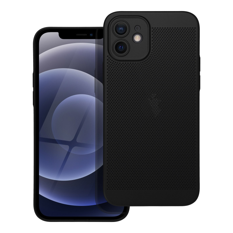 Kryt Breezy na Apple iPhone 12 Černý
