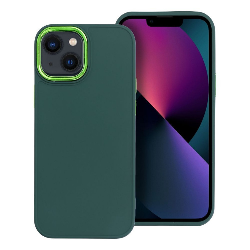 Kryt FRAME na Apple iPhone 13 mini Elegantní  Zelený