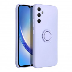 Kryt Silicone ring na Samsung Galaxy A34 Fialový (Violet)