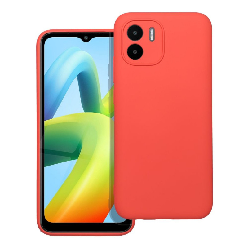 Kryt Silicone na XIAOMI Redmi A1 Elegantní  Broskvový