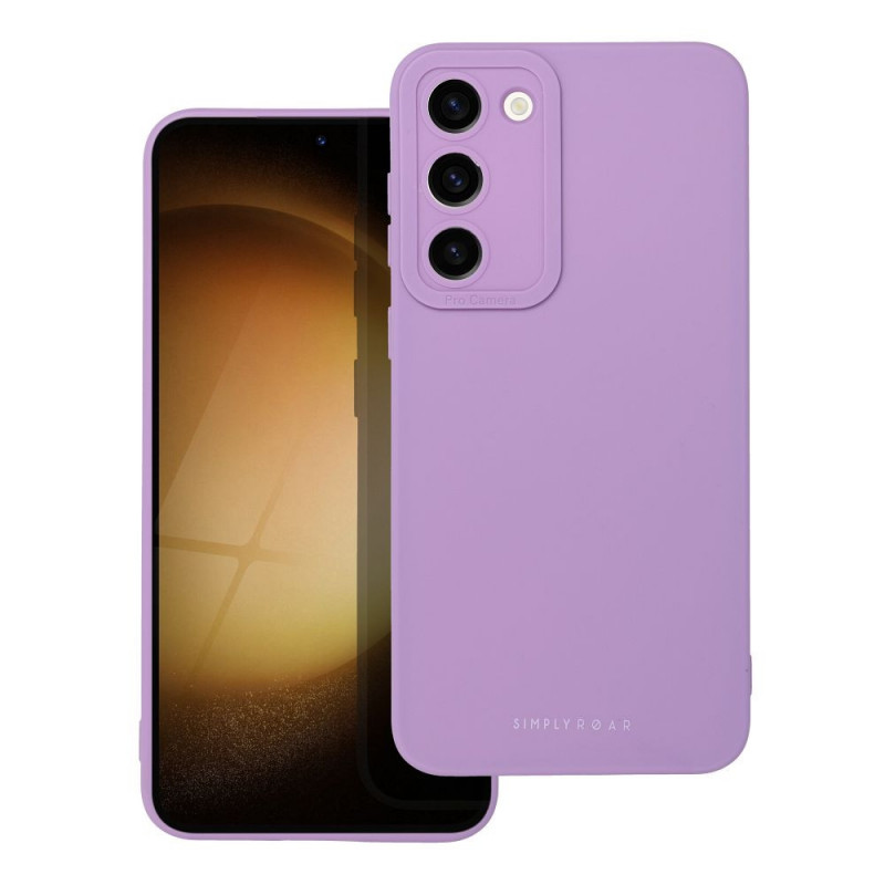 Kryt Roar Luna na Samsung Galaxy S23 Plus 5G Jednobarevný, Stylový, Estetický doplněk  Fialový (Violet)