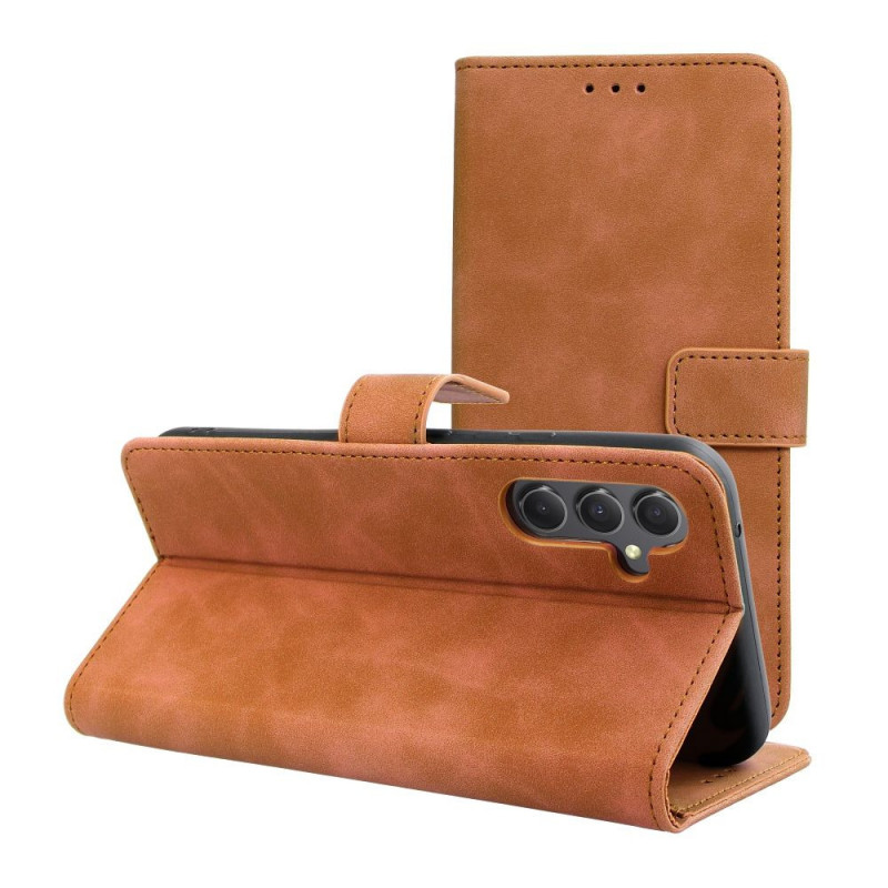 Peněženkové pouzdro TENDER Book na Samsung Galaxy A34 Hnědý